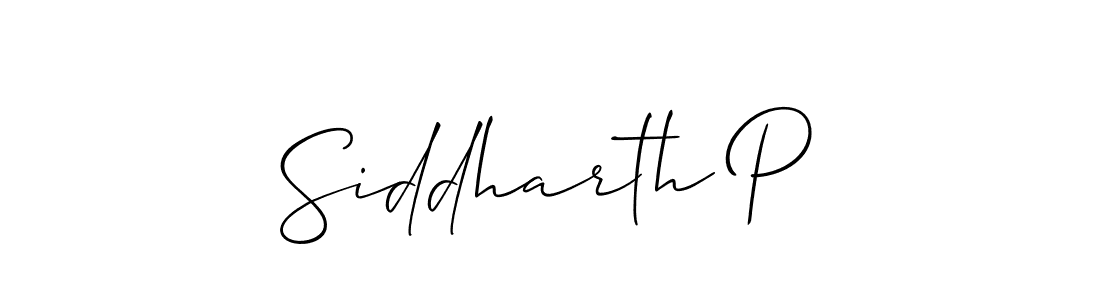 Best and Professional Signature Style for Siddharth P. Allison_Script Best Signature Style Collection. Siddharth P signature style 2 images and pictures png