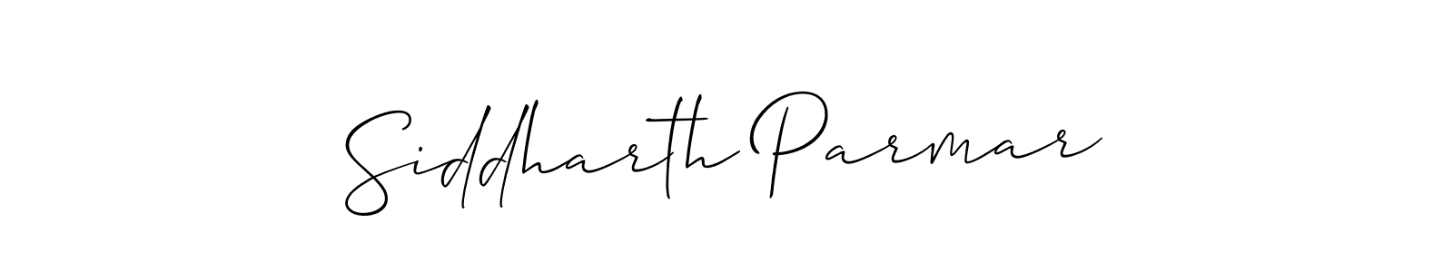 Siddharth Parmar stylish signature style. Best Handwritten Sign (Allison_Script) for my name. Handwritten Signature Collection Ideas for my name Siddharth Parmar. Siddharth Parmar signature style 2 images and pictures png