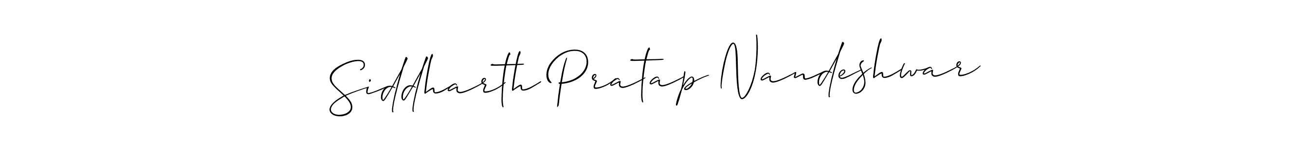 It looks lik you need a new signature style for name Siddharth Pratap Nandeshwar. Design unique handwritten (Allison_Script) signature with our free signature maker in just a few clicks. Siddharth Pratap Nandeshwar signature style 2 images and pictures png