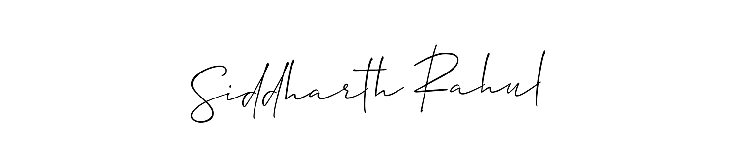 Also You can easily find your signature by using the search form. We will create Siddharth Rahul name handwritten signature images for you free of cost using Allison_Script sign style. Siddharth Rahul signature style 2 images and pictures png