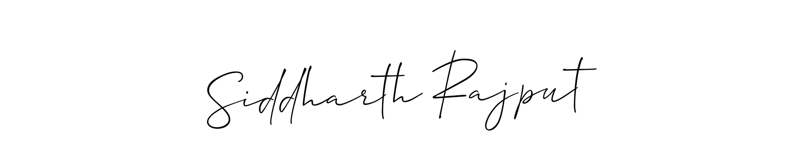 How to make Siddharth Rajput name signature. Use Allison_Script style for creating short signs online. This is the latest handwritten sign. Siddharth Rajput signature style 2 images and pictures png