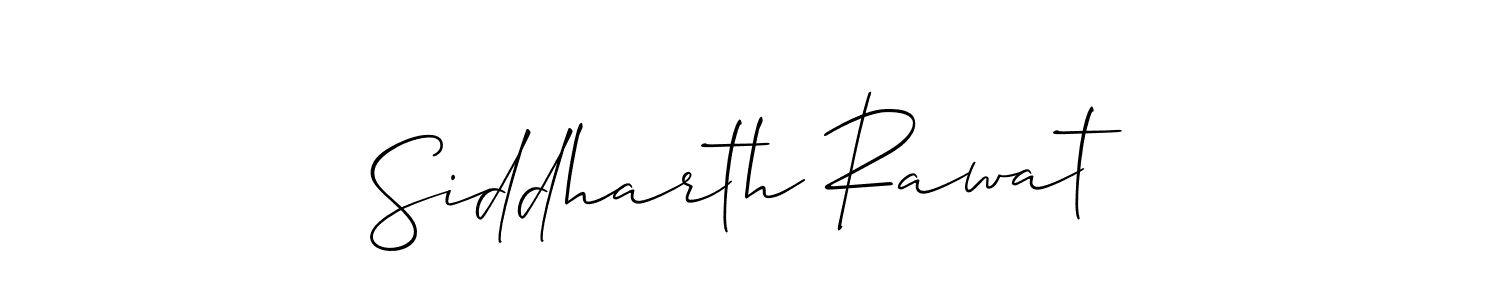 Design your own signature with our free online signature maker. With this signature software, you can create a handwritten (Allison_Script) signature for name Siddharth Rawat. Siddharth Rawat signature style 2 images and pictures png
