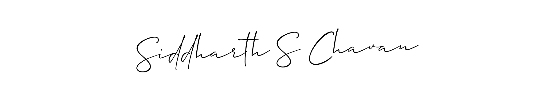 Make a beautiful signature design for name Siddharth S Chavan. Use this online signature maker to create a handwritten signature for free. Siddharth S Chavan signature style 2 images and pictures png
