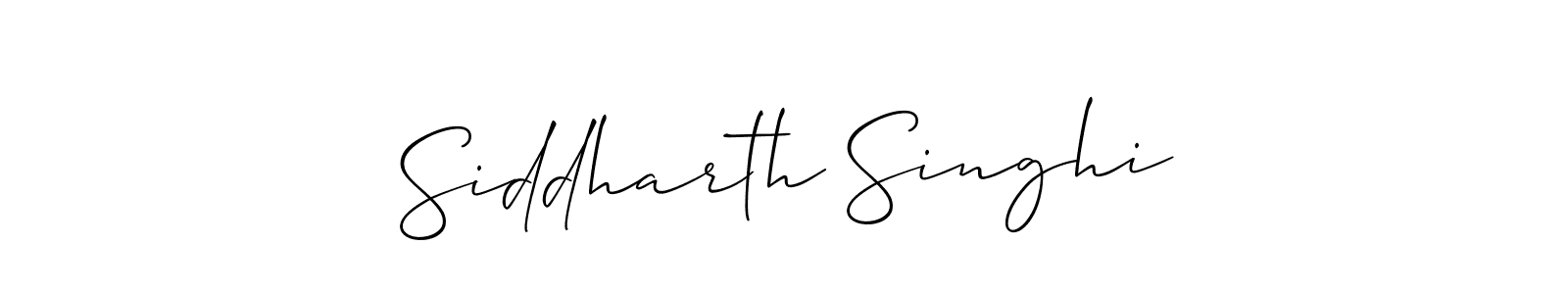 How to make Siddharth Singhi signature? Allison_Script is a professional autograph style. Create handwritten signature for Siddharth Singhi name. Siddharth Singhi signature style 2 images and pictures png