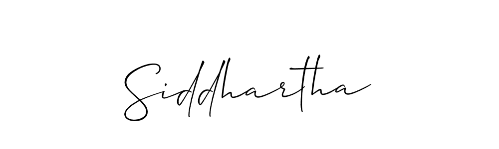 How to make Siddhartha signature? Allison_Script is a professional autograph style. Create handwritten signature for Siddhartha name. Siddhartha signature style 2 images and pictures png