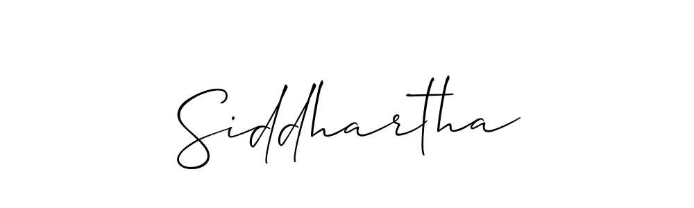 How to make Siddhartha signature? Allison_Script is a professional autograph style. Create handwritten signature for Siddhartha name. Siddhartha signature style 2 images and pictures png