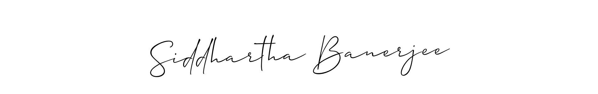 It looks lik you need a new signature style for name Siddhartha Banerjee. Design unique handwritten (Allison_Script) signature with our free signature maker in just a few clicks. Siddhartha Banerjee signature style 2 images and pictures png