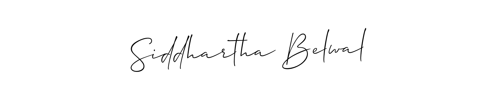 Make a short Siddhartha Belwal signature style. Manage your documents anywhere anytime using Allison_Script. Create and add eSignatures, submit forms, share and send files easily. Siddhartha Belwal signature style 2 images and pictures png