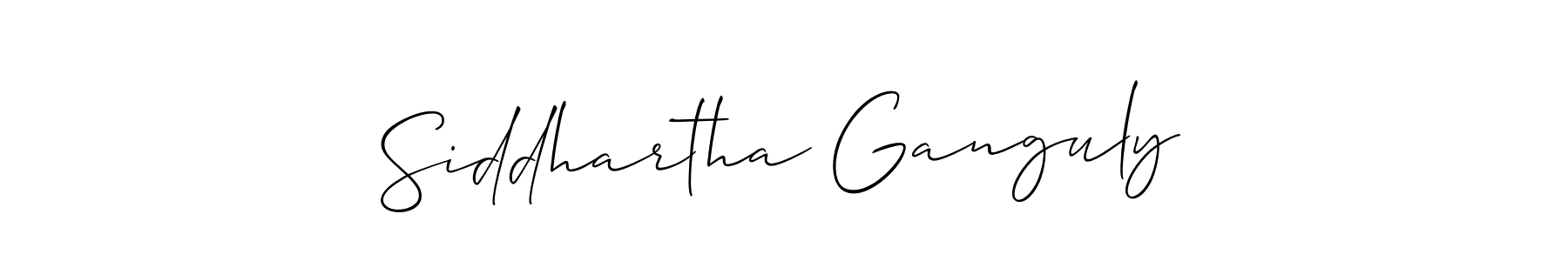 Also we have Siddhartha Ganguly name is the best signature style. Create professional handwritten signature collection using Allison_Script autograph style. Siddhartha Ganguly signature style 2 images and pictures png