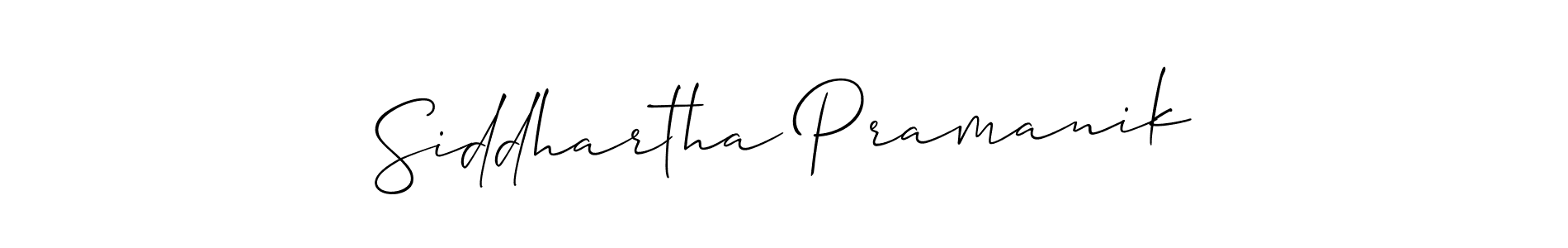 You should practise on your own different ways (Allison_Script) to write your name (Siddhartha Pramanik) in signature. don't let someone else do it for you. Siddhartha Pramanik signature style 2 images and pictures png