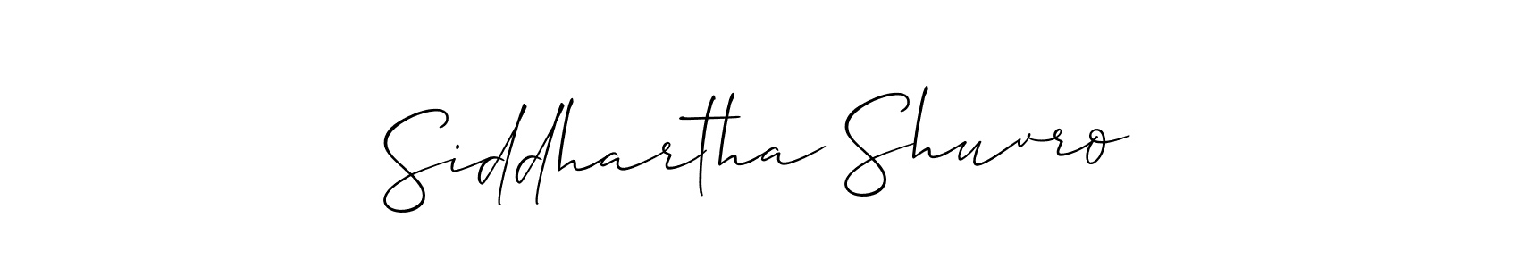 Make a beautiful signature design for name Siddhartha Shuvro. Use this online signature maker to create a handwritten signature for free. Siddhartha Shuvro signature style 2 images and pictures png