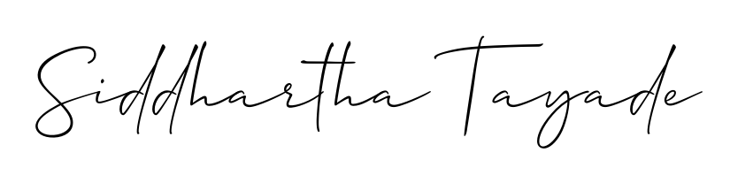 A stylish, flowing autograph style designed for name Siddhartha Tayade using Allison_Script typography. Perfect for digital creative projects. Siddhartha Tayade signature style 2 images and pictures png