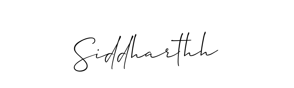 You should practise on your own different ways (Allison_Script) to write your name (Siddharthh) in signature. don't let someone else do it for you. Siddharthh signature style 2 images and pictures png