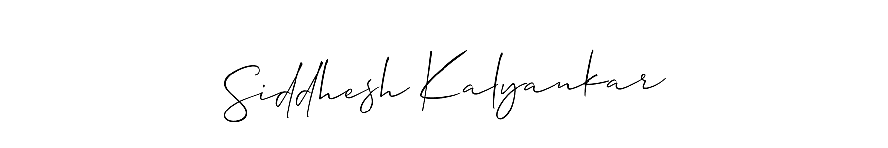 You can use this online signature creator to create a handwritten signature for the name Siddhesh Kalyankar. This is the best online autograph maker. Siddhesh Kalyankar signature style 2 images and pictures png