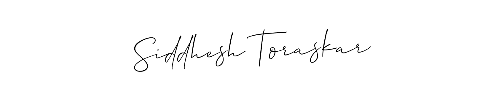 Best and Professional Signature Style for Siddhesh Toraskar. Allison_Script Best Signature Style Collection. Siddhesh Toraskar signature style 2 images and pictures png