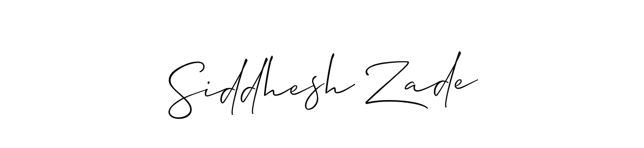 How to Draw Siddhesh Zade signature style? Allison_Script is a latest design signature styles for name Siddhesh Zade. Siddhesh Zade signature style 2 images and pictures png