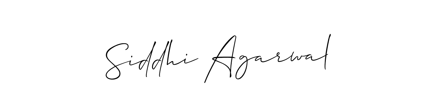 How to make Siddhi Agarwal signature? Allison_Script is a professional autograph style. Create handwritten signature for Siddhi Agarwal name. Siddhi Agarwal signature style 2 images and pictures png