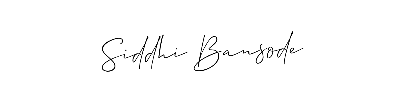 How to Draw Siddhi Bansode signature style? Allison_Script is a latest design signature styles for name Siddhi Bansode. Siddhi Bansode signature style 2 images and pictures png