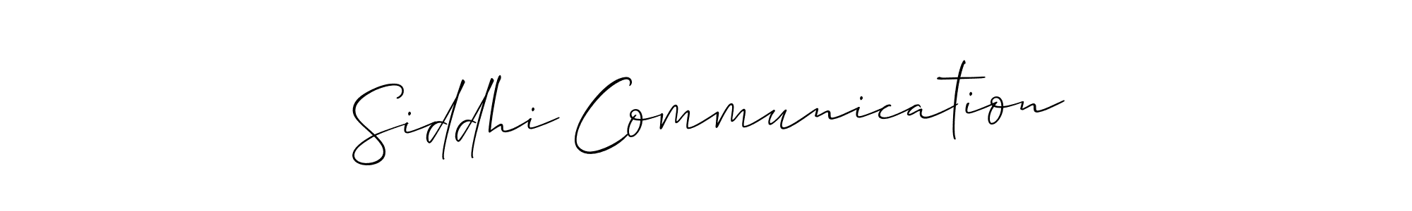 How to Draw Siddhi Communication signature style? Allison_Script is a latest design signature styles for name Siddhi Communication. Siddhi Communication signature style 2 images and pictures png
