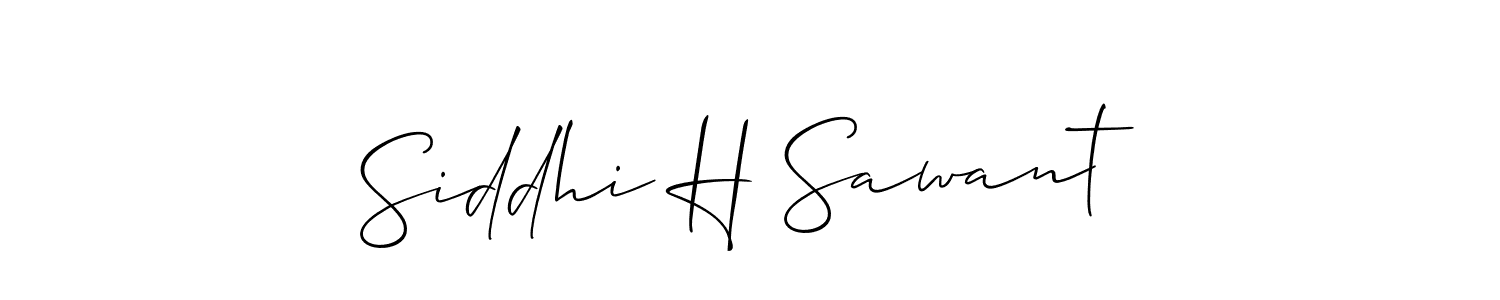 Best and Professional Signature Style for Siddhi H Sawant. Allison_Script Best Signature Style Collection. Siddhi H Sawant signature style 2 images and pictures png