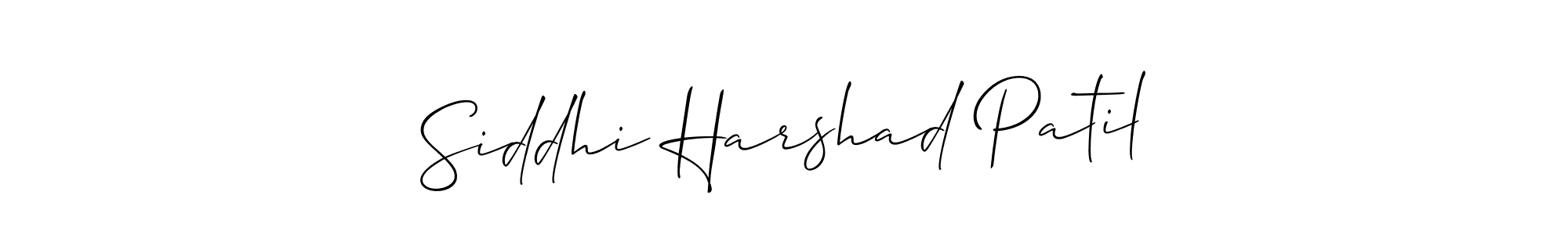 You should practise on your own different ways (Allison_Script) to write your name (Siddhi Harshad Patil) in signature. don't let someone else do it for you. Siddhi Harshad Patil signature style 2 images and pictures png