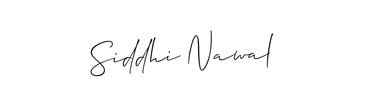 You should practise on your own different ways (Allison_Script) to write your name (Siddhi Nawal) in signature. don't let someone else do it for you. Siddhi Nawal signature style 2 images and pictures png
