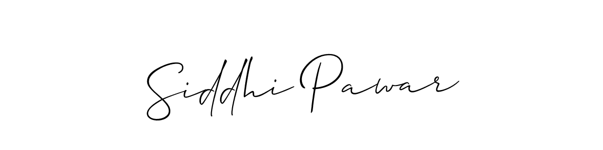 The best way (Allison_Script) to make a short signature is to pick only two or three words in your name. The name Siddhi Pawar include a total of six letters. For converting this name. Siddhi Pawar signature style 2 images and pictures png