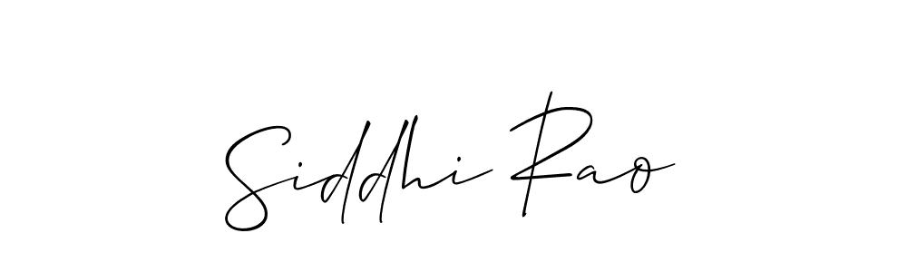 Allison_Script is a professional signature style that is perfect for those who want to add a touch of class to their signature. It is also a great choice for those who want to make their signature more unique. Get Siddhi Rao name to fancy signature for free. Siddhi Rao signature style 2 images and pictures png