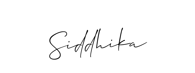 Siddhika stylish signature style. Best Handwritten Sign (Allison_Script) for my name. Handwritten Signature Collection Ideas for my name Siddhika. Siddhika signature style 2 images and pictures png