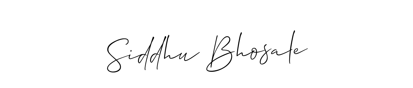Best and Professional Signature Style for Siddhu Bhosale. Allison_Script Best Signature Style Collection. Siddhu Bhosale signature style 2 images and pictures png