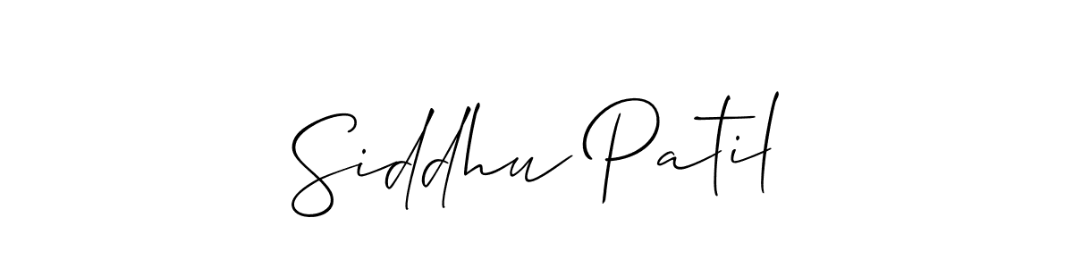 How to Draw Siddhu Patil signature style? Allison_Script is a latest design signature styles for name Siddhu Patil. Siddhu Patil signature style 2 images and pictures png