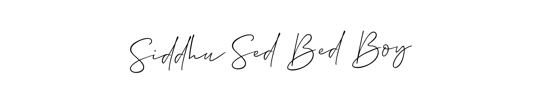 Make a beautiful signature design for name Siddhu Sed Bed Boy. Use this online signature maker to create a handwritten signature for free. Siddhu Sed Bed Boy signature style 2 images and pictures png