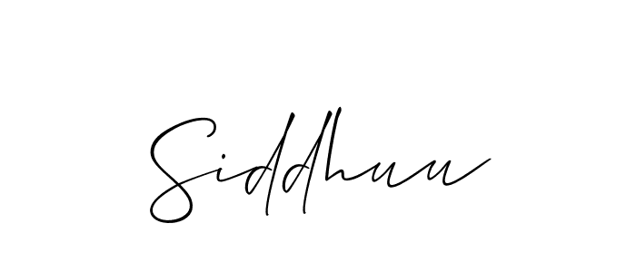 Similarly Allison_Script is the best handwritten signature design. Signature creator online .You can use it as an online autograph creator for name Siddhuu. Siddhuu signature style 2 images and pictures png