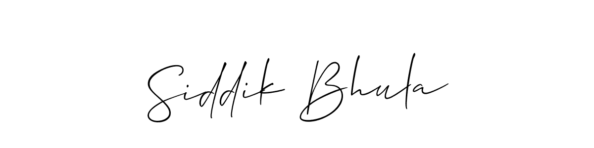 This is the best signature style for the Siddik Bhula name. Also you like these signature font (Allison_Script). Mix name signature. Siddik Bhula signature style 2 images and pictures png