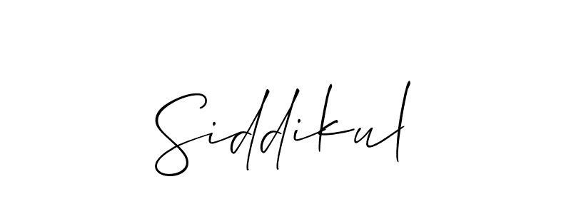 Allison_Script is a professional signature style that is perfect for those who want to add a touch of class to their signature. It is also a great choice for those who want to make their signature more unique. Get Siddikul name to fancy signature for free. Siddikul signature style 2 images and pictures png