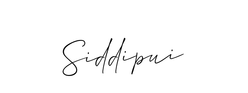 Make a short Siddipui signature style. Manage your documents anywhere anytime using Allison_Script. Create and add eSignatures, submit forms, share and send files easily. Siddipui signature style 2 images and pictures png