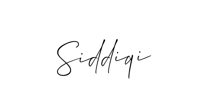 Use a signature maker to create a handwritten signature online. With this signature software, you can design (Allison_Script) your own signature for name Siddiqi. Siddiqi signature style 2 images and pictures png