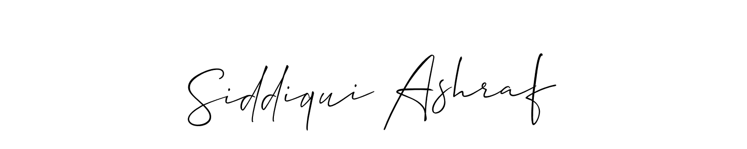 Similarly Allison_Script is the best handwritten signature design. Signature creator online .You can use it as an online autograph creator for name Siddiqui Ashraf. Siddiqui Ashraf signature style 2 images and pictures png