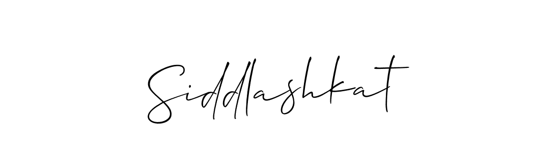 Make a beautiful signature design for name Siddlashkat. With this signature (Allison_Script) style, you can create a handwritten signature for free. Siddlashkat signature style 2 images and pictures png