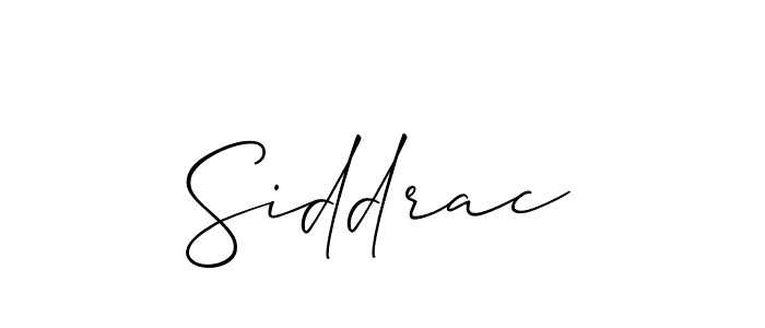 You should practise on your own different ways (Allison_Script) to write your name (Siddrac) in signature. don't let someone else do it for you. Siddrac signature style 2 images and pictures png