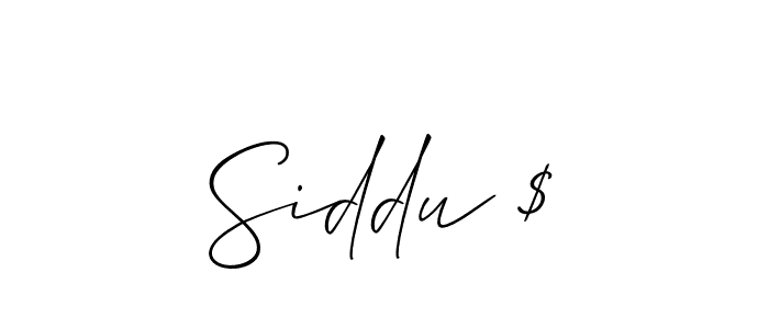 Once you've used our free online signature maker to create your best signature Allison_Script style, it's time to enjoy all of the benefits that Siddu $ name signing documents. Siddu $ signature style 2 images and pictures png