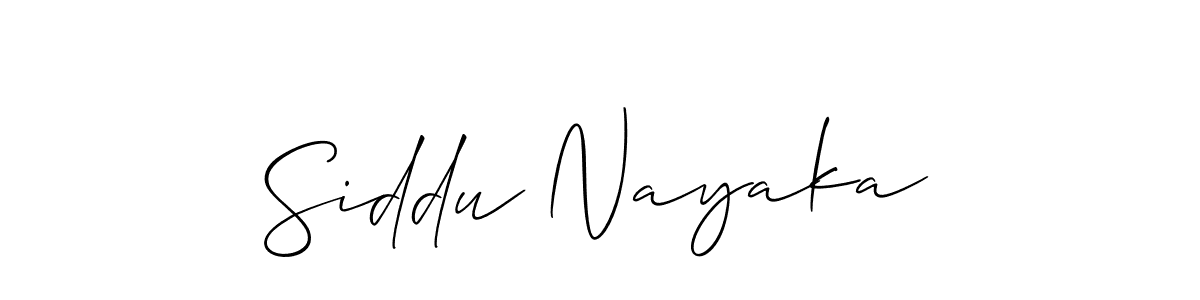 The best way (Allison_Script) to make a short signature is to pick only two or three words in your name. The name Siddu Nayaka include a total of six letters. For converting this name. Siddu Nayaka signature style 2 images and pictures png