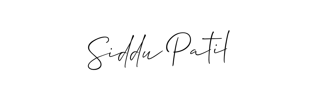 Also You can easily find your signature by using the search form. We will create Siddu Patil name handwritten signature images for you free of cost using Allison_Script sign style. Siddu Patil signature style 2 images and pictures png
