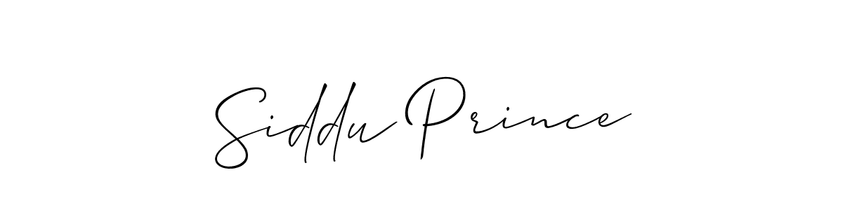 How to Draw Siddu Prince signature style? Allison_Script is a latest design signature styles for name Siddu Prince. Siddu Prince signature style 2 images and pictures png