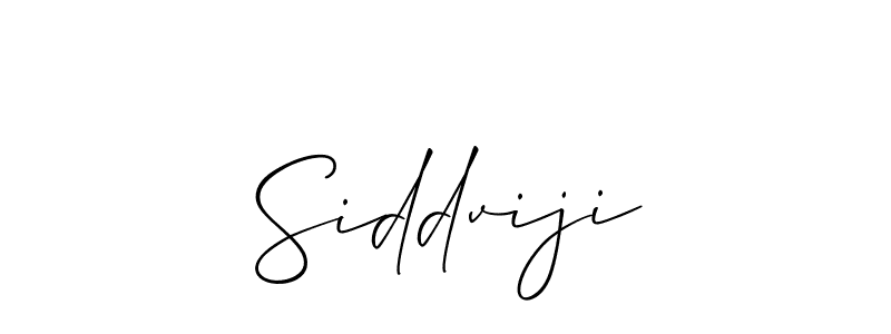 if you are searching for the best signature style for your name Siddviji. so please give up your signature search. here we have designed multiple signature styles  using Allison_Script. Siddviji signature style 2 images and pictures png