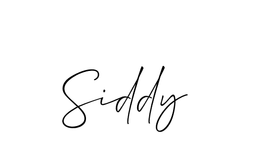 Make a beautiful signature design for name Siddy. Use this online signature maker to create a handwritten signature for free. Siddy signature style 2 images and pictures png