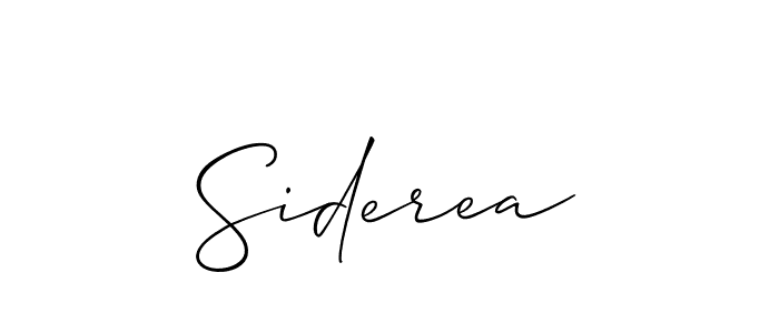 Best and Professional Signature Style for Siderea. Allison_Script Best Signature Style Collection. Siderea signature style 2 images and pictures png