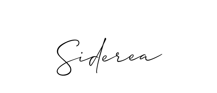 Best and Professional Signature Style for Siderea. Allison_Script Best Signature Style Collection. Siderea signature style 2 images and pictures png