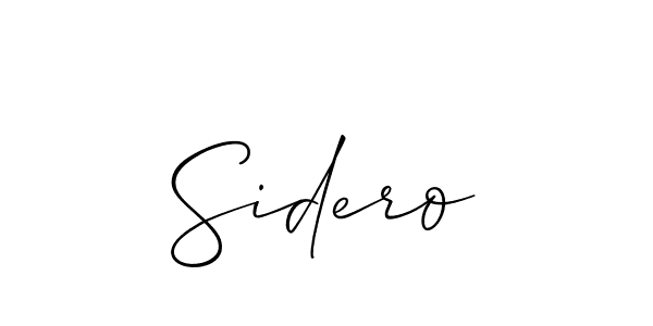 You can use this online signature creator to create a handwritten signature for the name Sidero. This is the best online autograph maker. Sidero signature style 2 images and pictures png