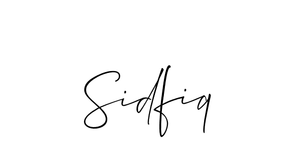 Best and Professional Signature Style for Sidfiq. Allison_Script Best Signature Style Collection. Sidfiq signature style 2 images and pictures png